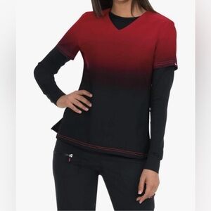 koi Red and Black Short Sleeve Tee